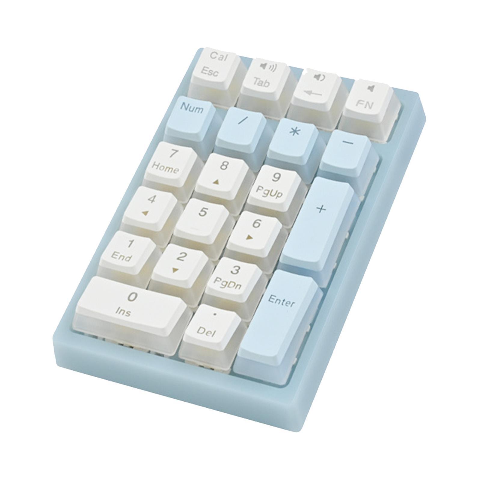 Mechanical Numeric Keypad Plug and Play Number Pad for Office Travel Notebook Desktop