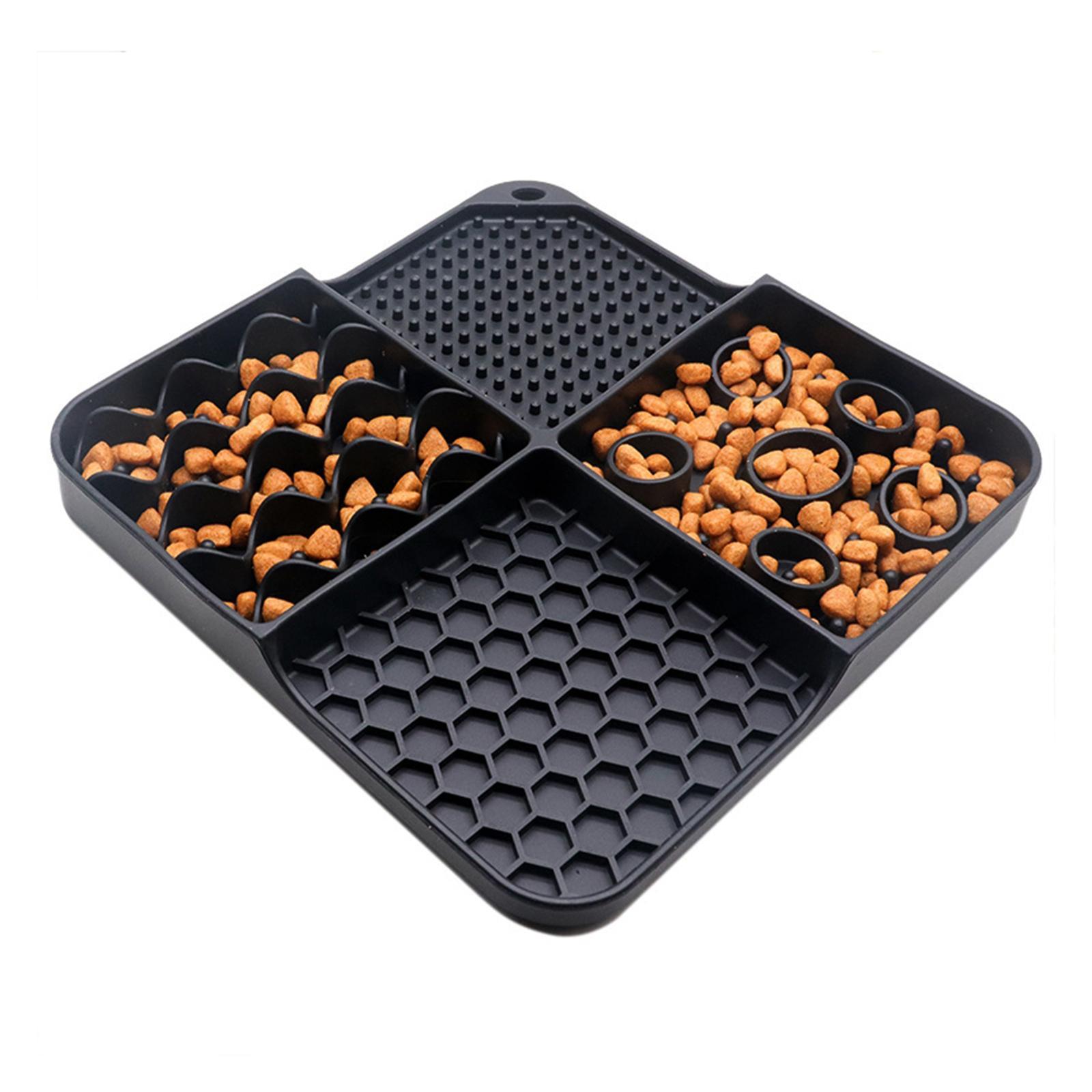 Dog Lick Pad Bite Resistant Interactive Toy Placemat Slow Feeder Licking Mat