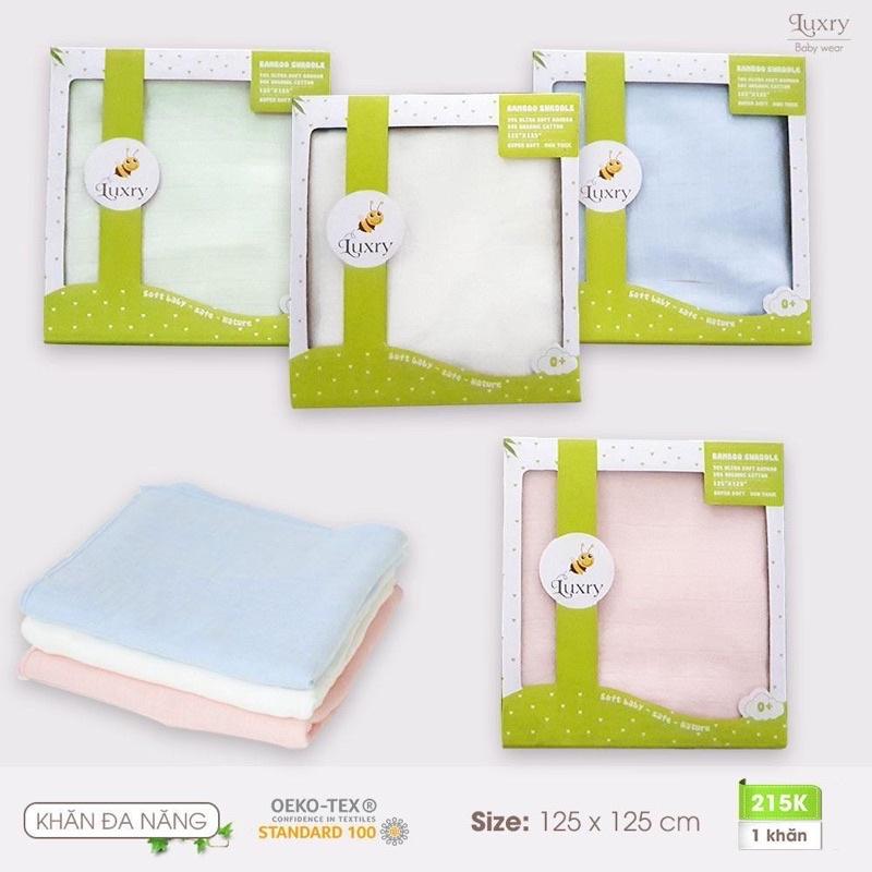 Khăn sợi tre Luxry siêu mềm mịn, kháng khuẩn