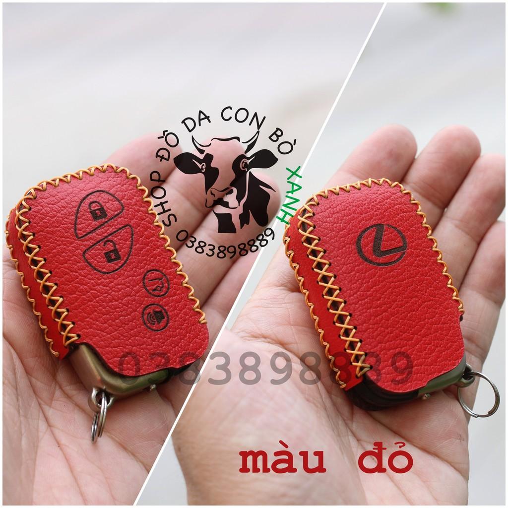 Bao da dành cho chìa khoá Lexus handmade da thật 001