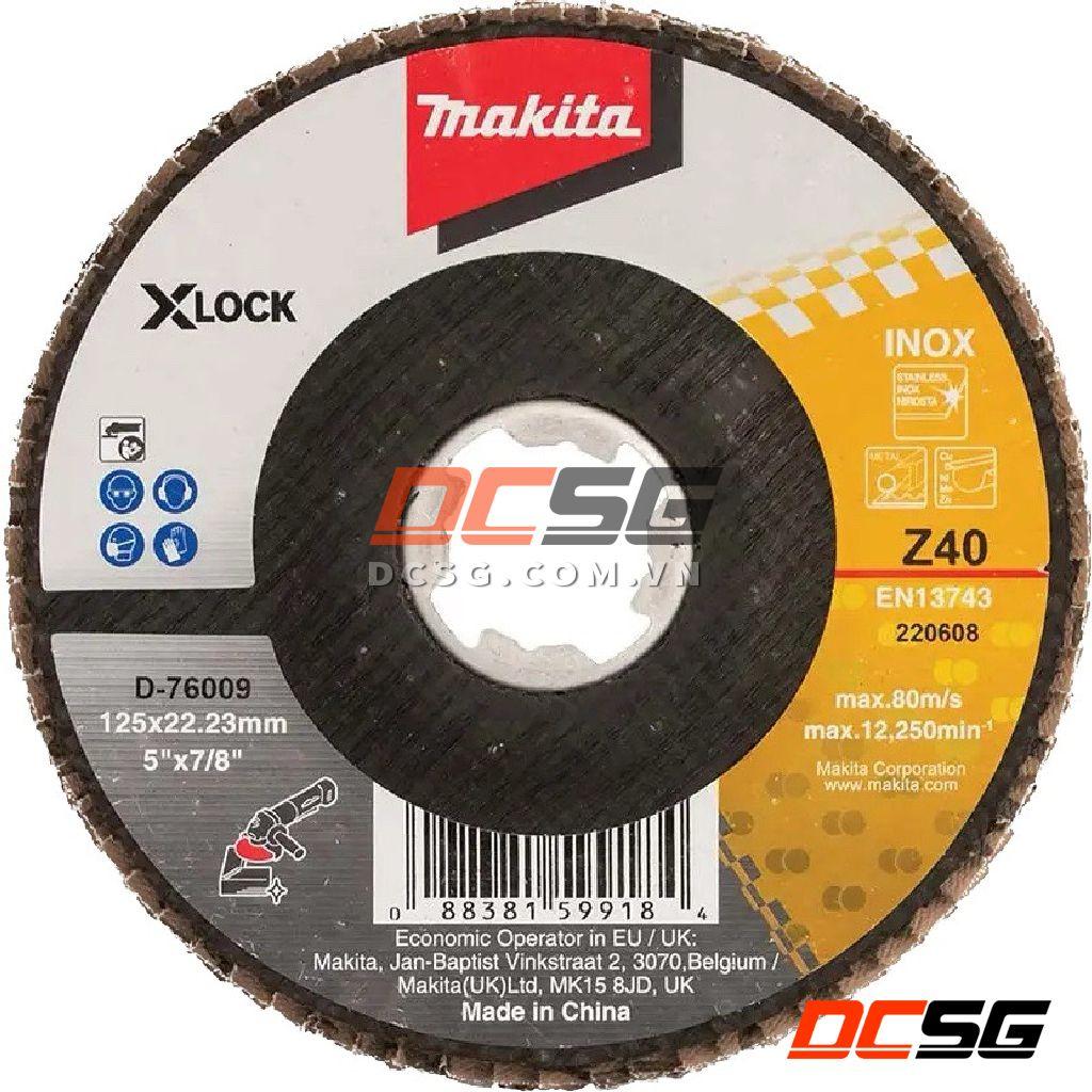 Đĩa nhám xếp 125mm X-lock Makita | DCSG