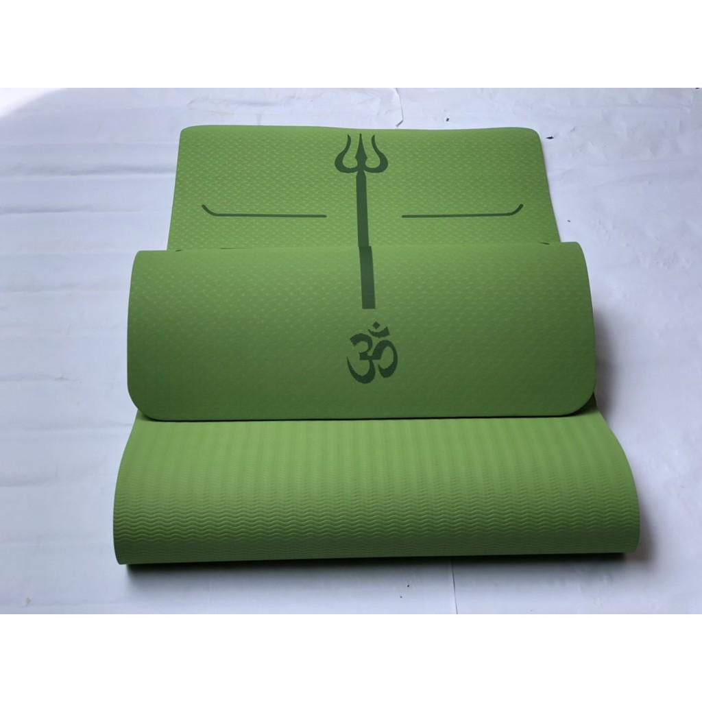 Thảm yoga 8mm TPE định tuyến-Hoa văn ngẫu nhiên KHỞI NGUYÊN SPORT