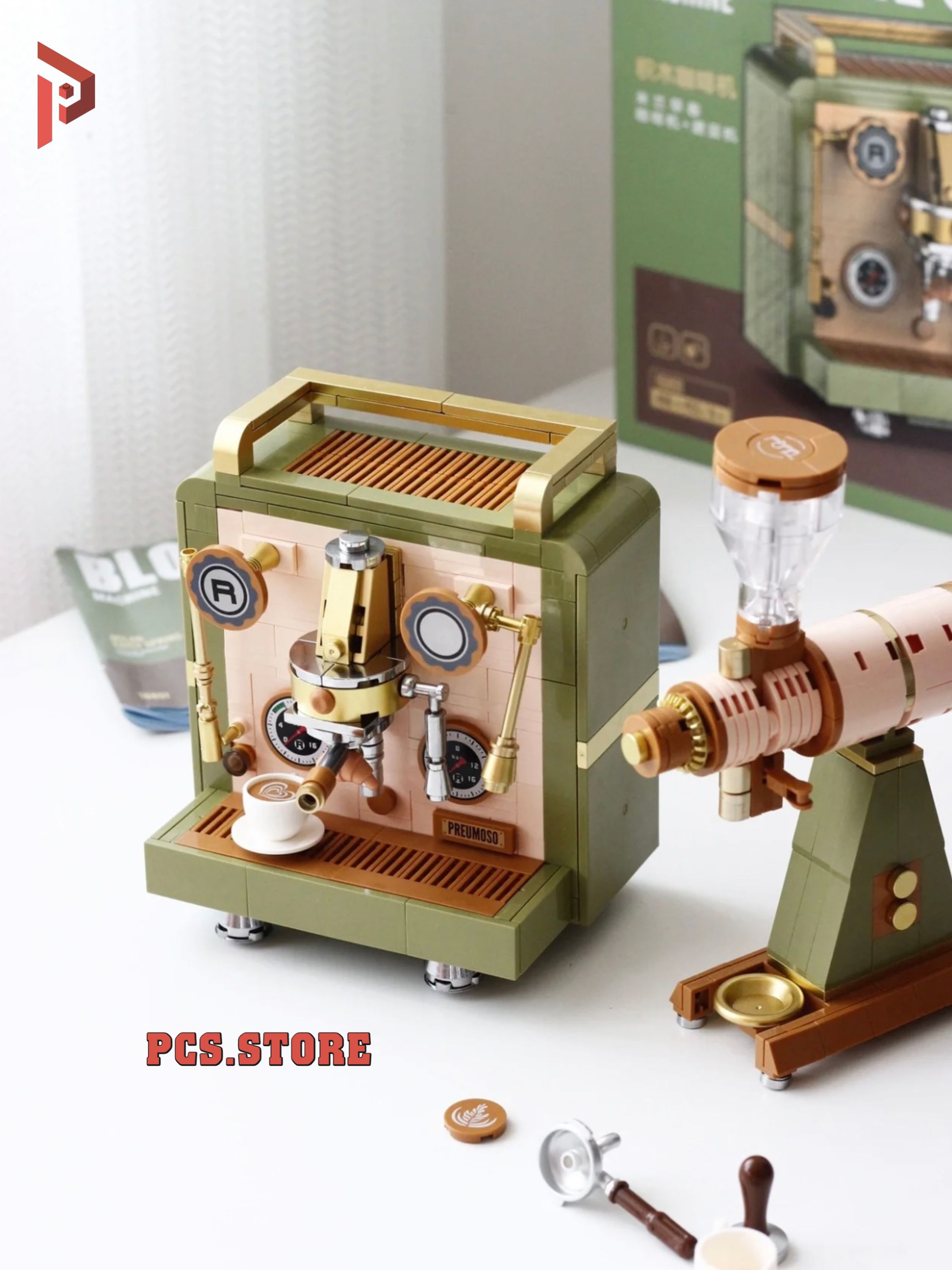 Đồ Chơi Lắp Ráp Mô Hình Máy Cafe Milan Early Spring - PCS STORE