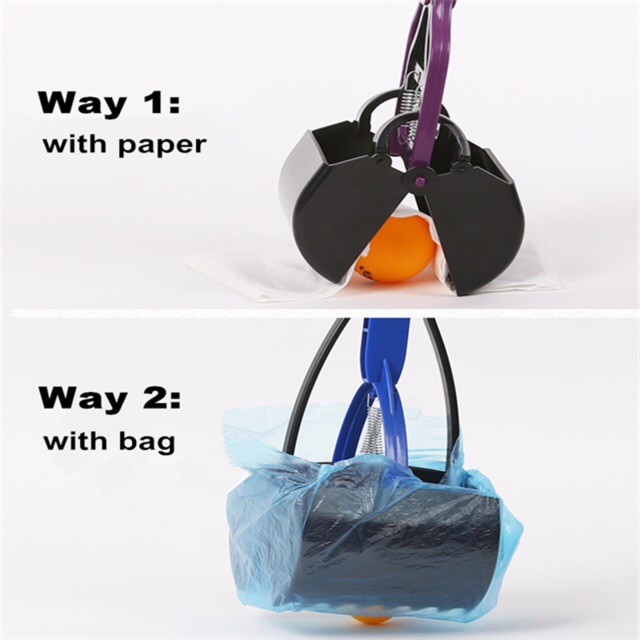 Dụng cụ gắp phân Chó Mèo Dài 29cm Chất liệu nhựa cao cấp Trợ thủ đắc lực, tiện lợi