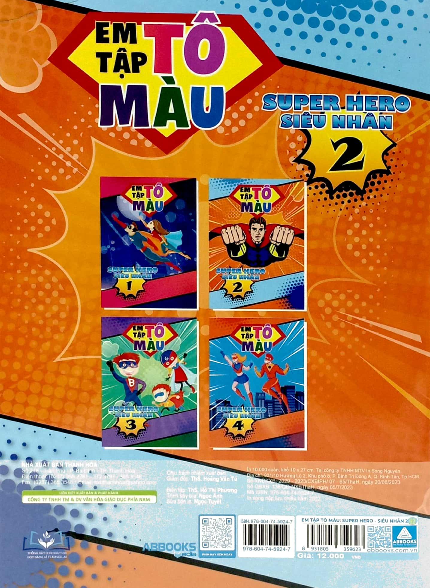 Em Tập Tô Màu - Super Hero Siêu Nhân 2