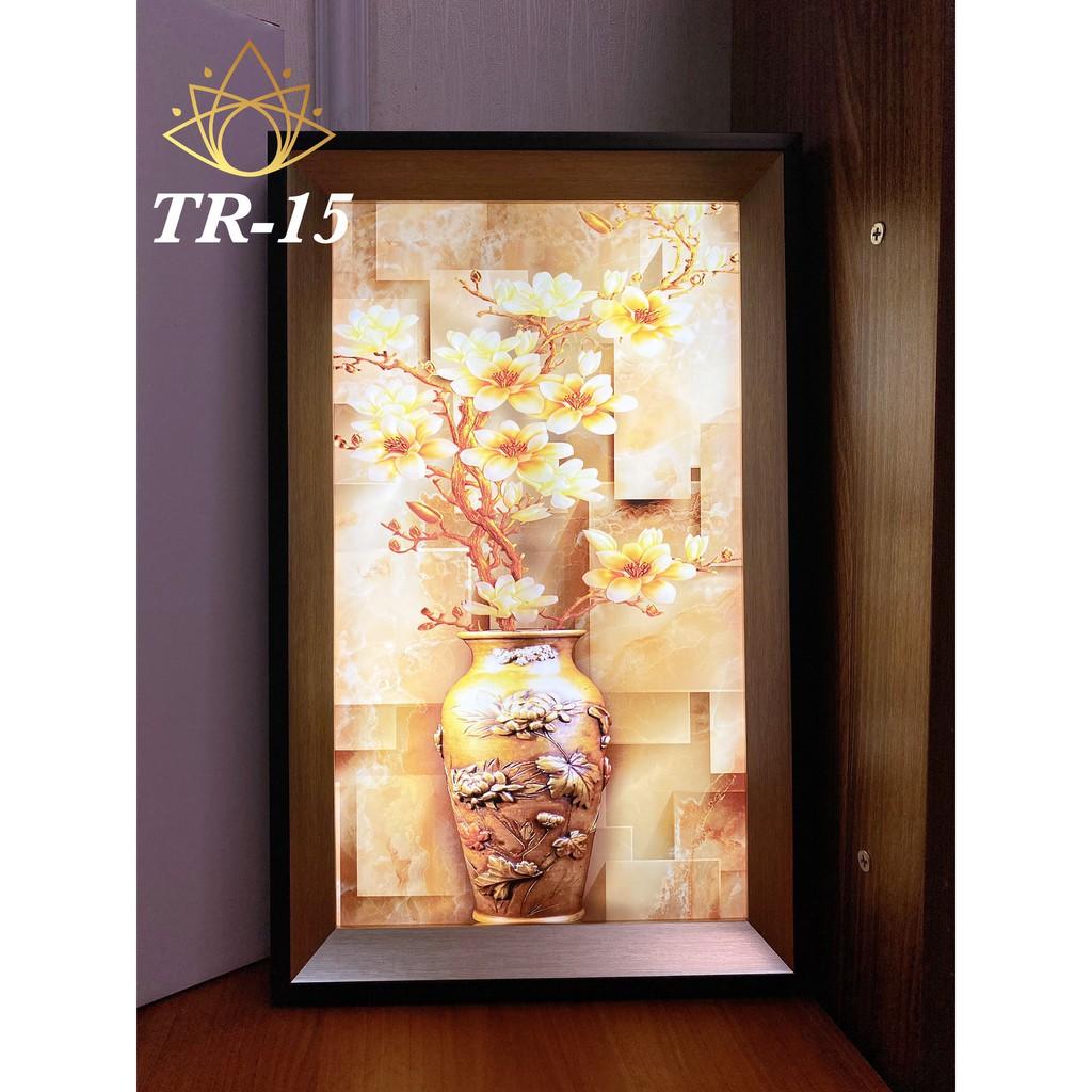 Tranh đèn LED OMISA 3 chế độ màu ánh sáng độc đáo sang trọng hiện đại mới lạ