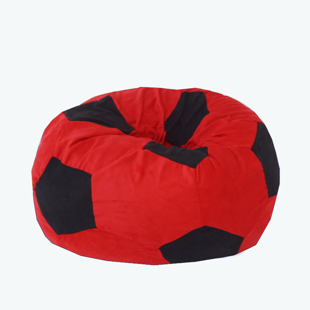 Ghế Lười Quả Bóng Lớn (Bally Beanbag) Đỏ Phối Đen MS42+MS32- The Beanbag House