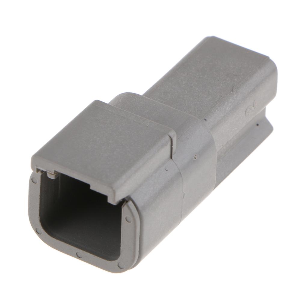 1 Kit 2Pin Way Car Sealed Electrical Wire Connector Plugs and Terminals Kit