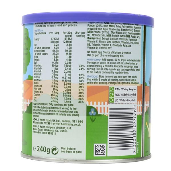 Bột Ăn Dặm Việt Quất HEINZ 240g