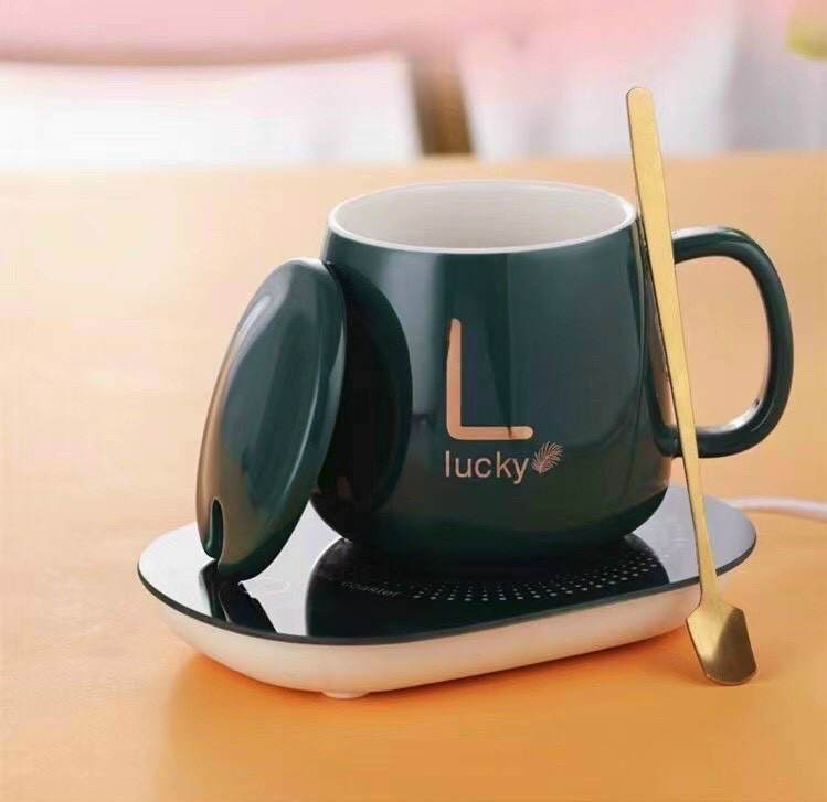 BỘ LY SỨ KÈM ĐẾ GIỮ NHIỆT VÀ TỰ ĐỘNG HÂM NÓNG.