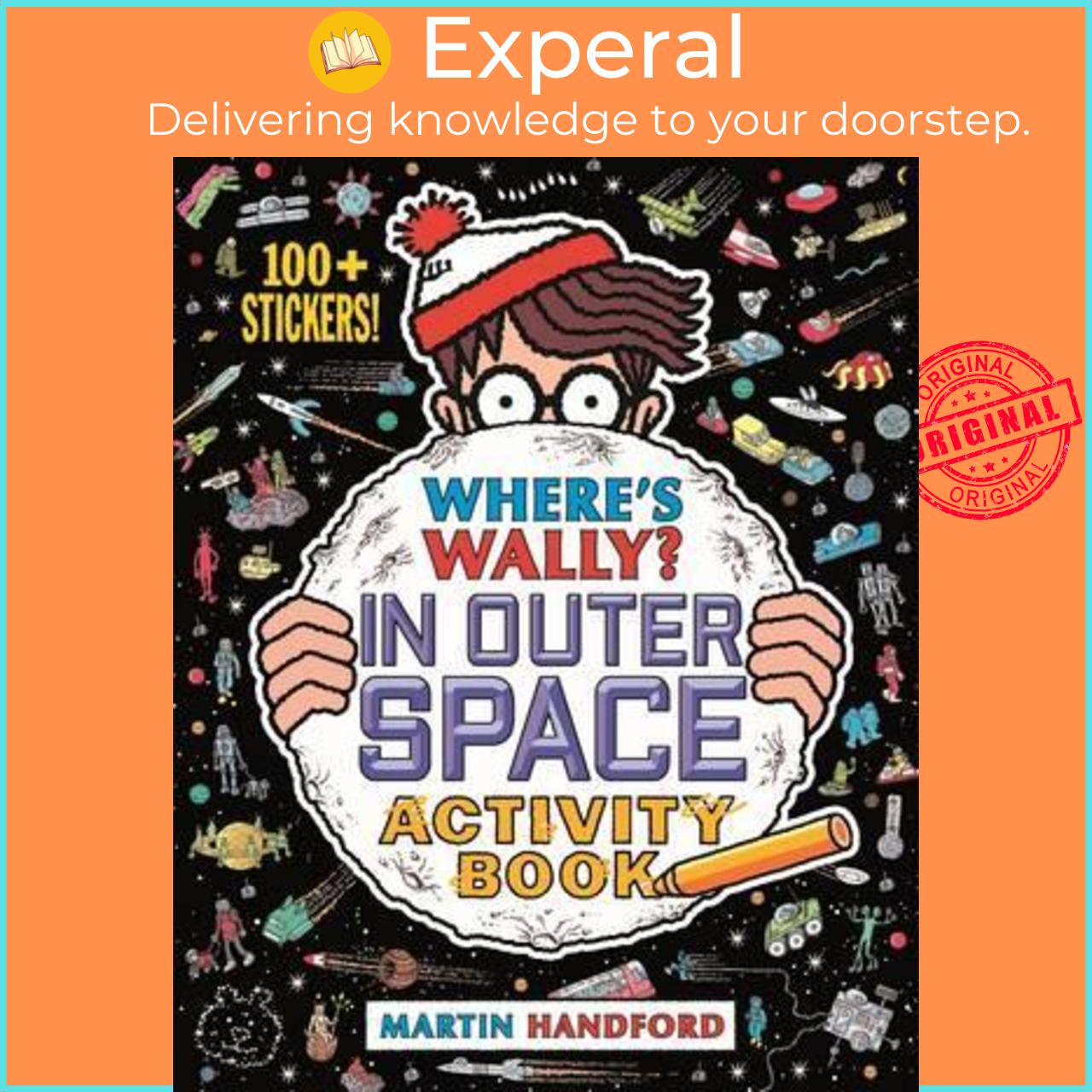 Sách - Where's Wally? In Outer Space : Activity Book by Martin Handford (UK edition, paperback)