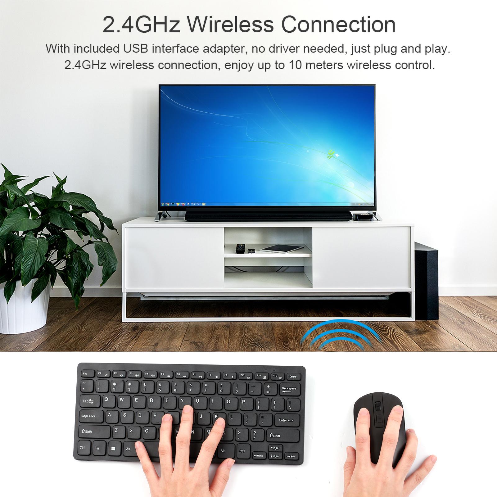 Bộ bàn phím chuột KM901 2.4G 78 phím không dây