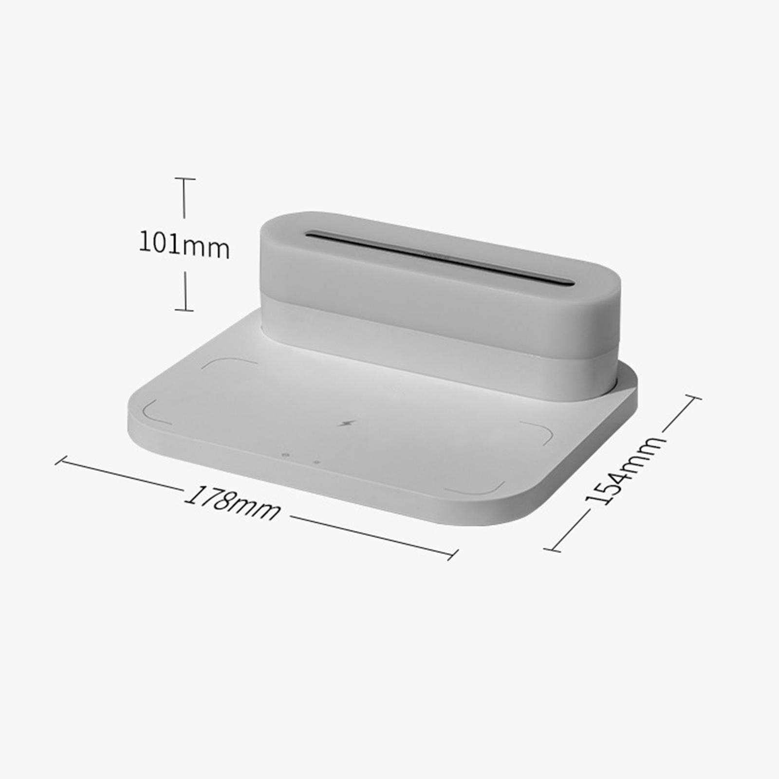 Lamp 15W Fast Wireless Charger Rechargeable Touch Control for Home