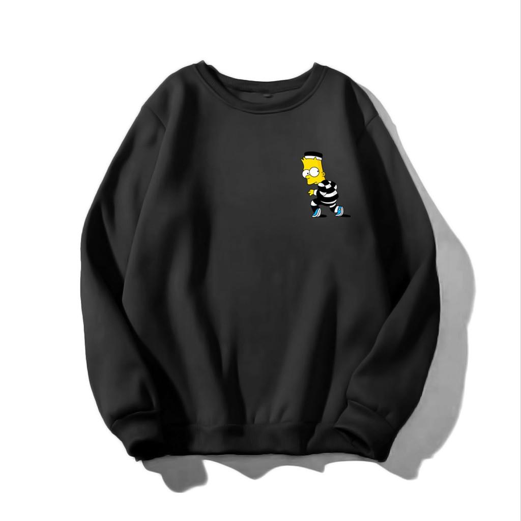 ÁO SWEATER UNISEX IN CHẤT LIỆU NỈ BÔNG SIZE TỪ 35-70kg
