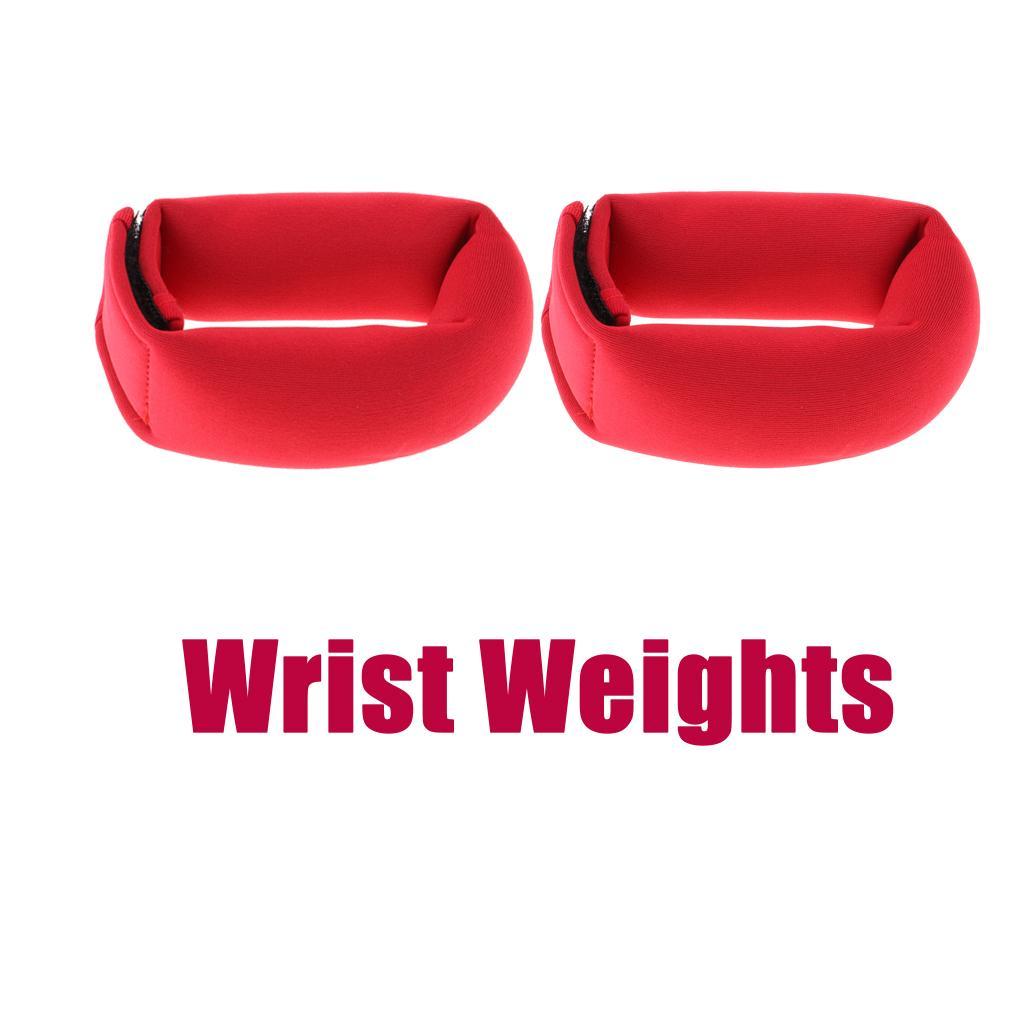 2Pcs 0.5lb Wrist Weights Running Wrist Arm Weight Strap Gym