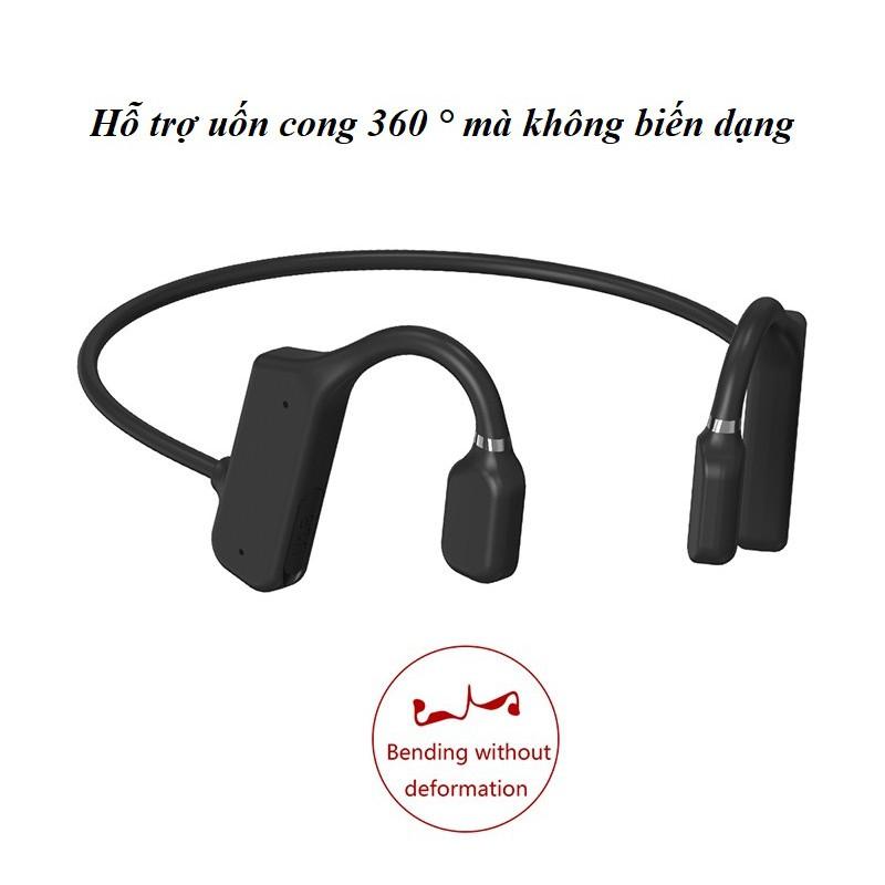 Tai Nghe Dẫn Xương Truyền Âm Thanh Qua Xương Sọ - Tai Nghe Bluetooth X19 Âm Thanh Sống Độ