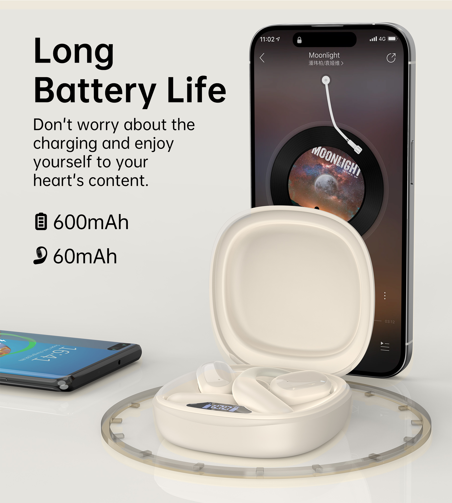 Tai nghe Choetech BH-T25 Bluetooth Thể Thao Dạng Mở OWS  (hàng chính hãng)