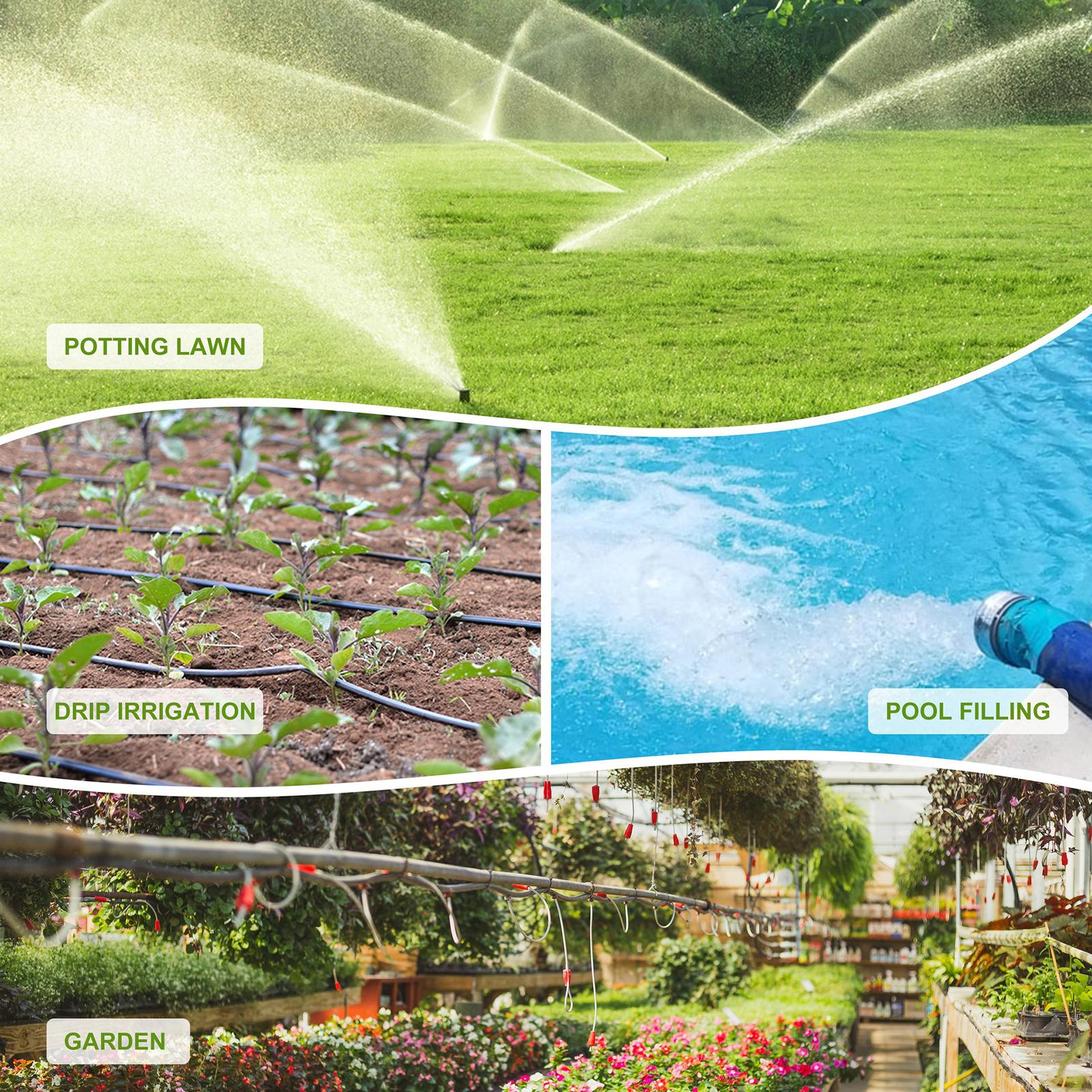 Smart BT Watering Timer Hose Faucet Sprinkler Timer with Rain Delay APP Remote Control Programmed Automatic Garden Irrigation Controller for Lawn Farmland Courtyard Greenhouse