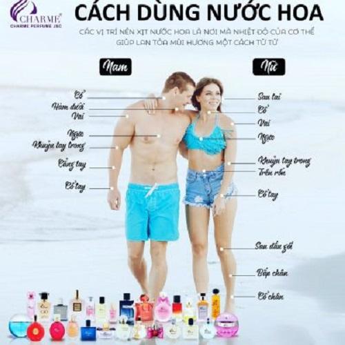 Nước hoa nữ cao cấp, lưu hương lâu, Charme By Charme, mùi hương nhẹ nhàng, thanh thoát, đầy tinh tế, 100ml