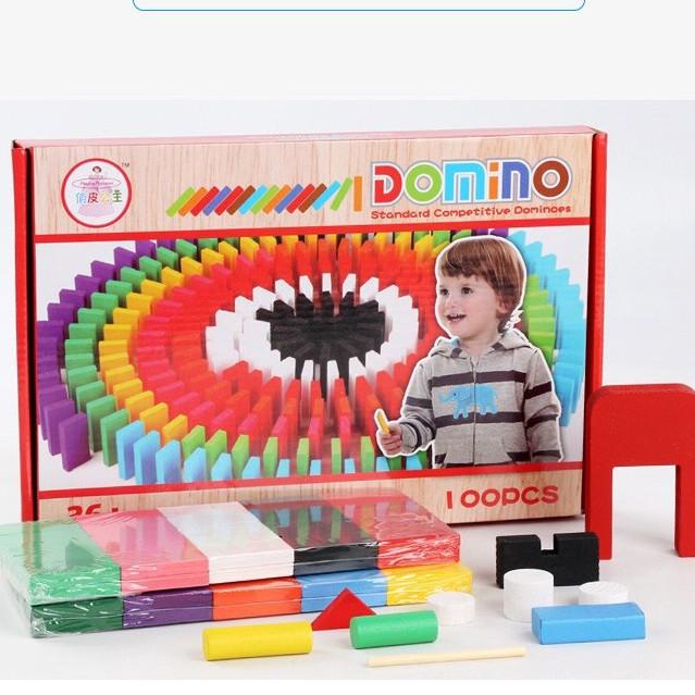 Hộp Domino Sắc Màu 100 Thanh