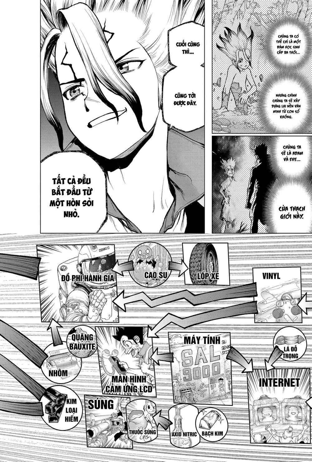 dr.stone - hồi sinh thế giới chapter 222 20