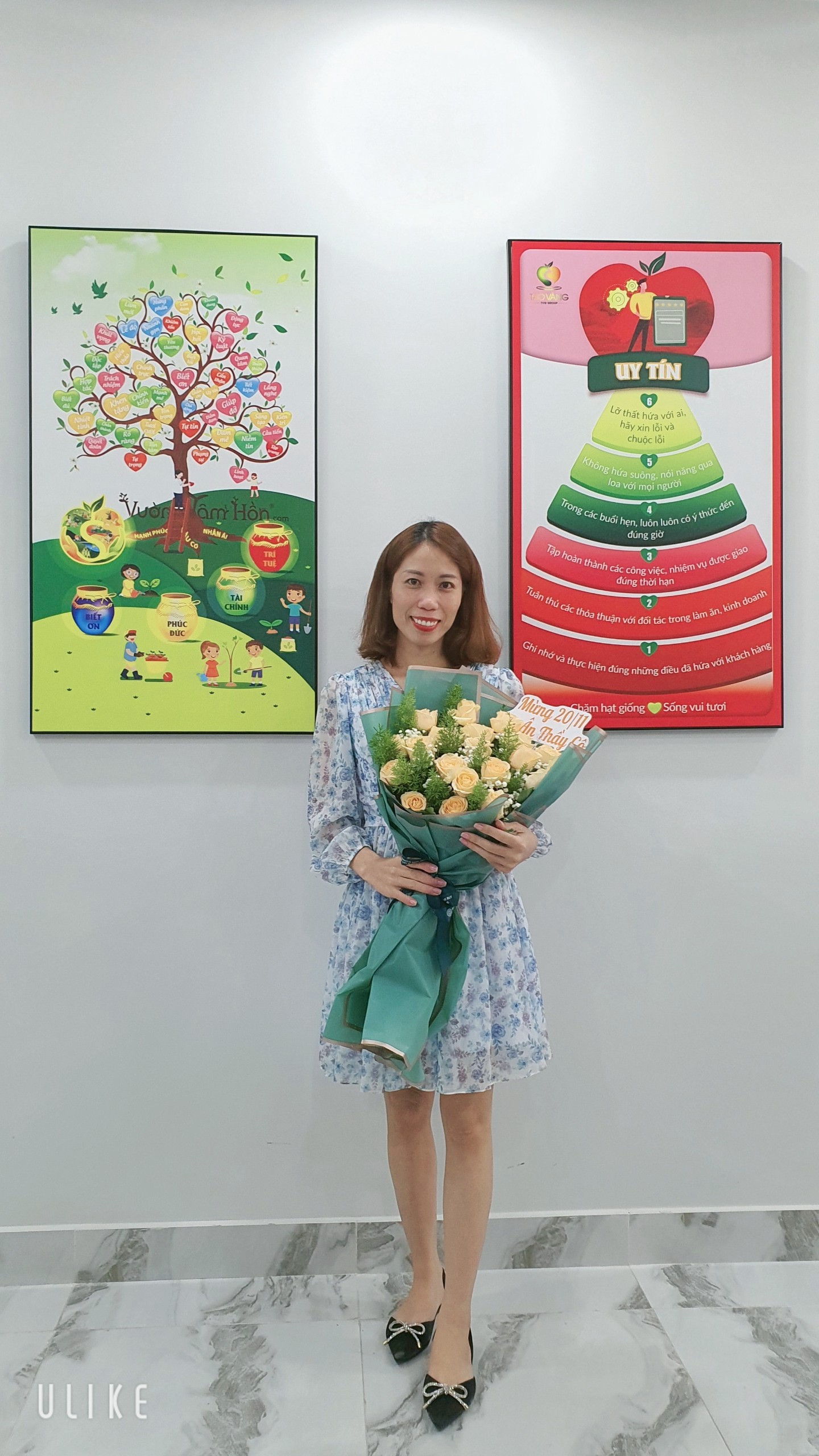 Tranh Vải Canvas Treo Văn Phòng Đức Tính UY TÍN 80x45 cm, Tranh trang trí văn phòng - Táo Vàng