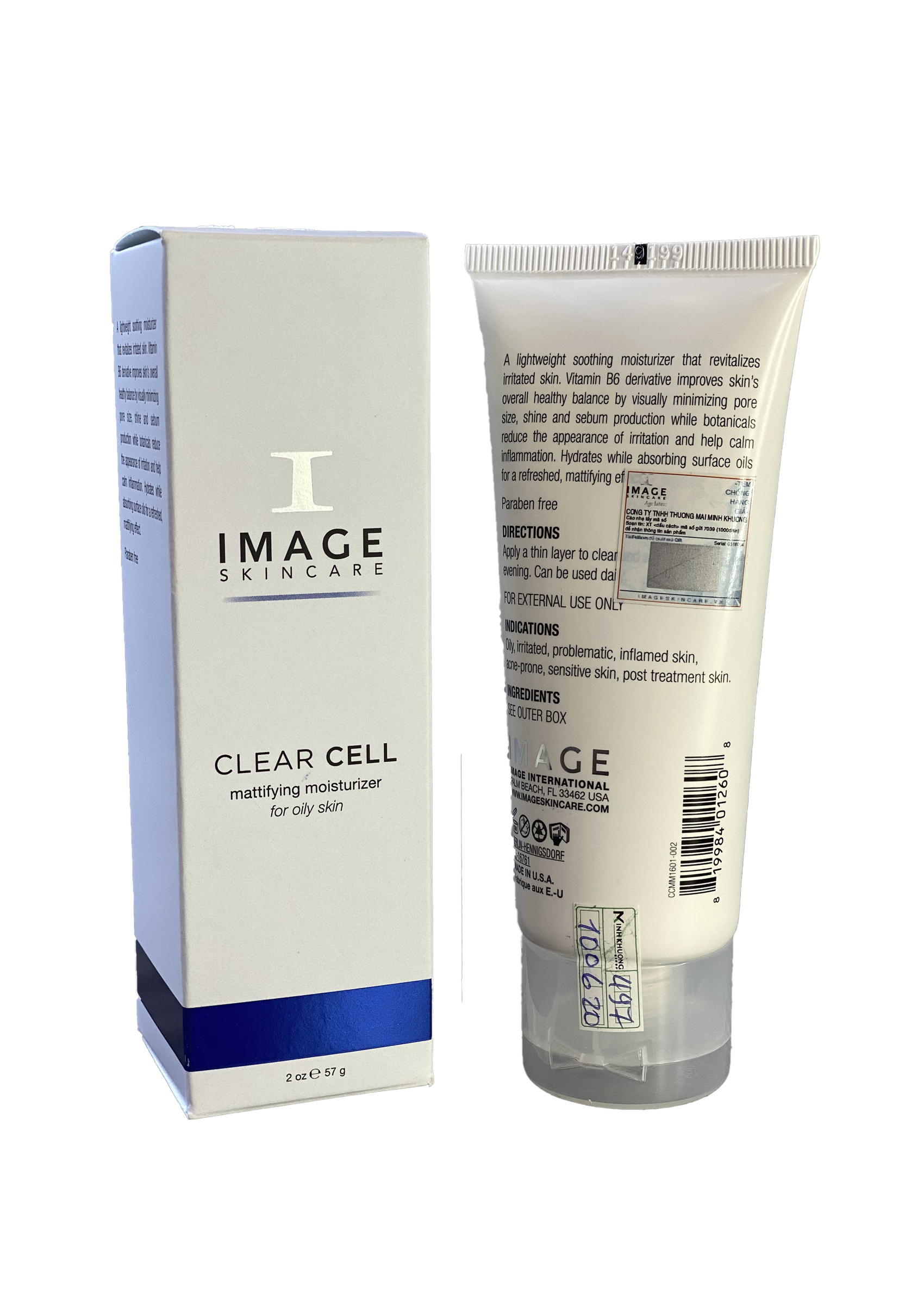 Kem Kiềm Nhờn Làm Dịu Da Image Skincare Clear Cell Mattifying Moisturizer For Oily Skin