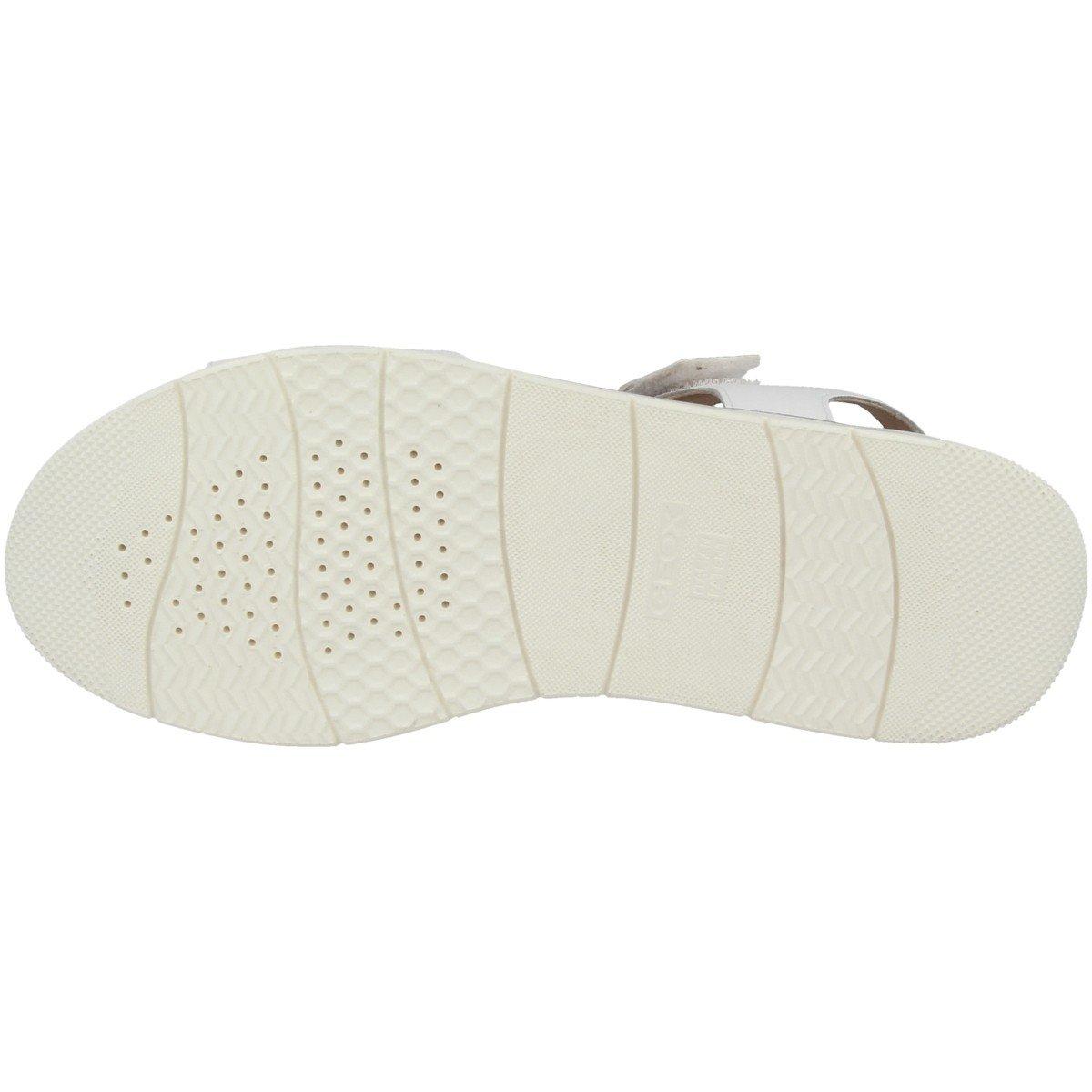 Giày Sandals Nữ GEOX D Dandra D - WHITE/SILVER