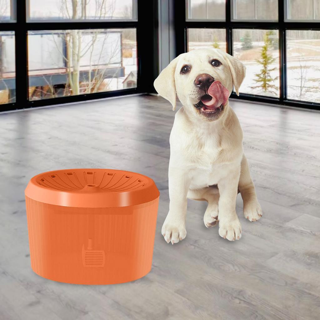 67oz Pet Water Fountain Dispenser Slient Feeder USB Dog Cat Bowl Drinking