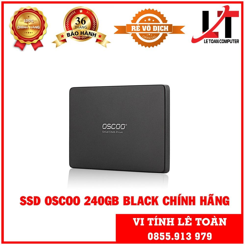 Ổ cứng SSD OSCOO 240GB SATA III 2.5-inch - tốc độ đọc 520MB/s (Đen) - Hàng Chính Hãng