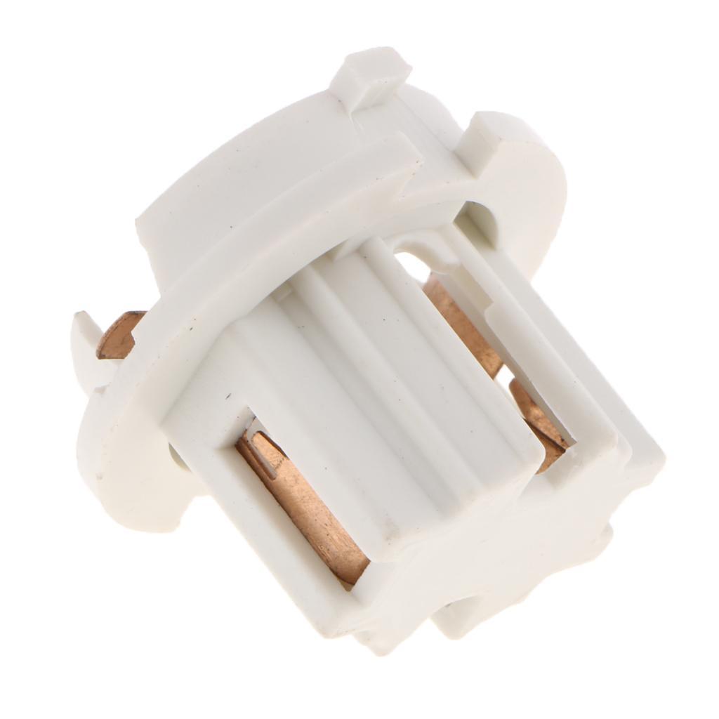 2pcs Auto Car Rear Tail Light Lamp Bulb Socket Holder for 7 Series White