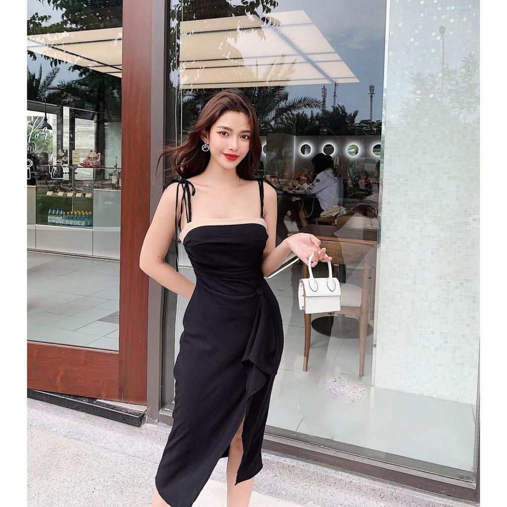 Đầm Cúp Ngực Thắt Nơ Vai HIHOL Mẫu Mới