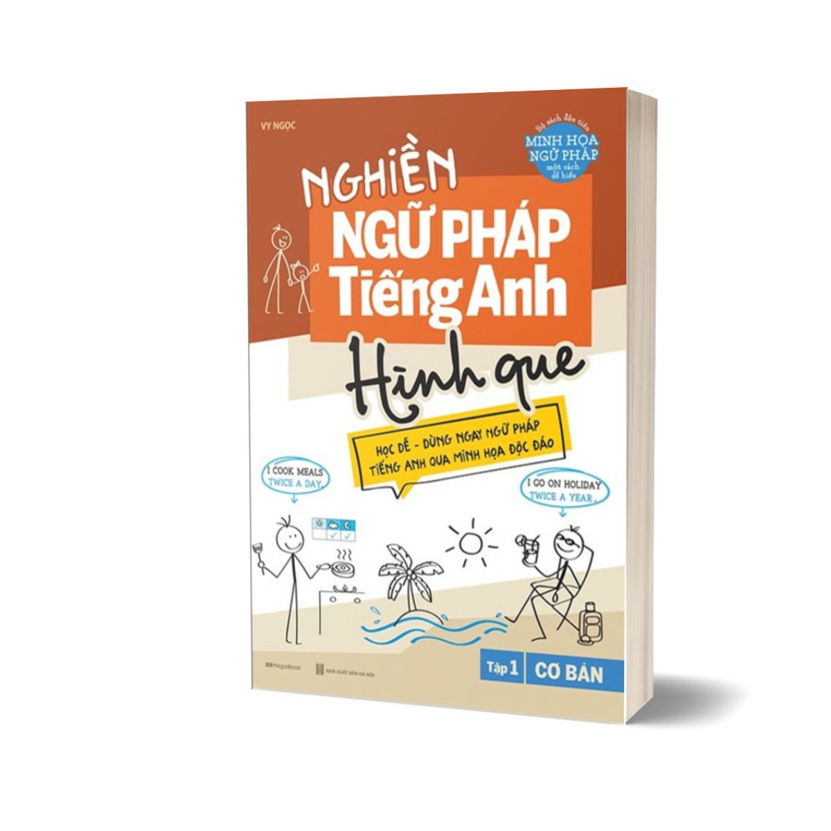 Combo Sách Nghiền Ngữ Pháp Tiếng Anh Hình Que - Tập 1 + 2