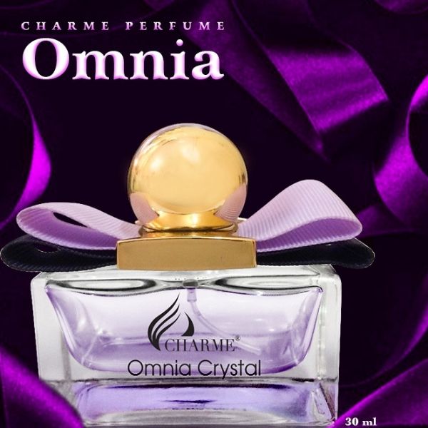 Nước hoa Nữ Charme Omnia Crystal 30ml - Tặng Kèm Thú Nhún Mặt Cười Siêu Dễ Thương