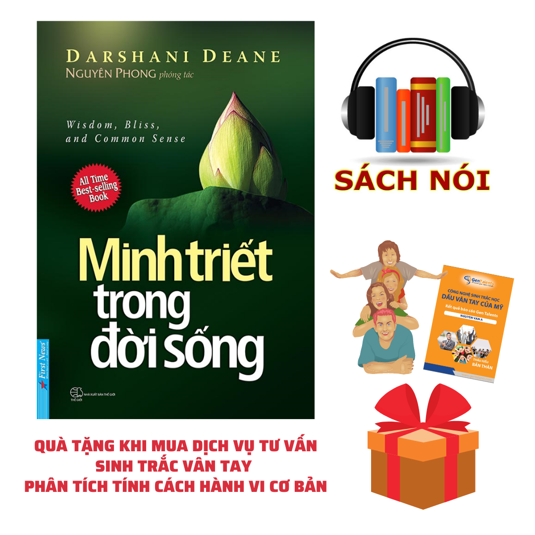 Hình ảnh Quà Tặng Sách Nói: Minh Triết Trong Đời Sống - Kèm Dịch Vụ Sinh Trắc Vân Tay – Phân Tích Tính Cách Hành Vi Cơ Bản