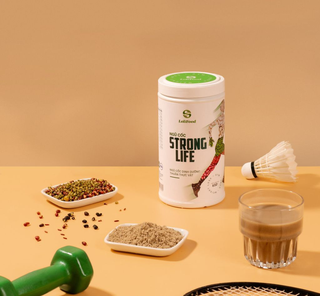 Ngũ Cốc Stronglife Lolifood, Cung cấp 14 Loại Hạt Bổ Sung Dinh Dưỡng Đầy Đủ 650g - Bổ Sung Năng Lượng Cho Người Tập Thể Thao, Gym, Yoga, Giúp Tăng Cơ, Giữ Dáng, Giảm Đường Huyết và Mỡ Máu, Tốt Cho Tim Mạch, Giúp Ngủ Ngon, Chống Táo Bón, Chống Lão Hóa