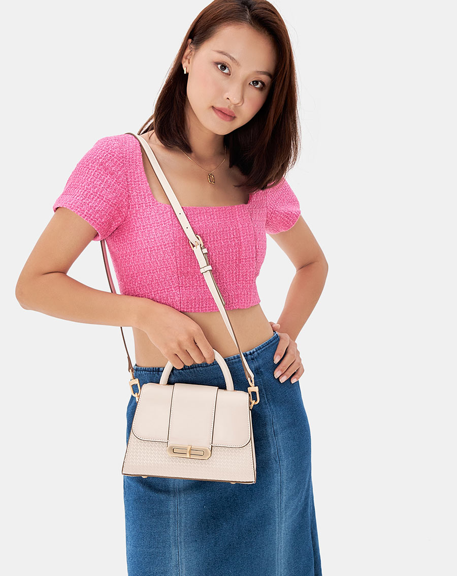 Túi Xách Nữ Thời Trang JUNO Cỡ Nhỏ Top Handle Put TXN776