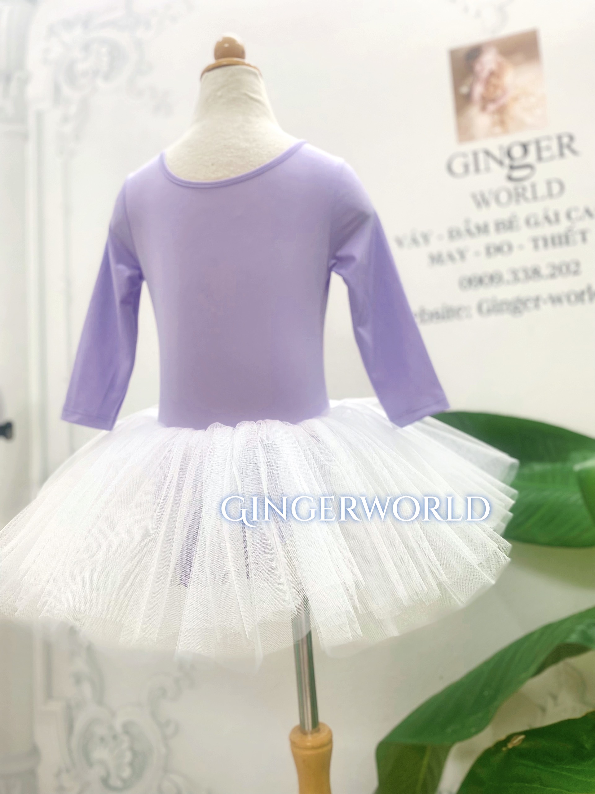 ĐẦM MÚA BALLET CHO BÉ PD390 GINGER WORLD