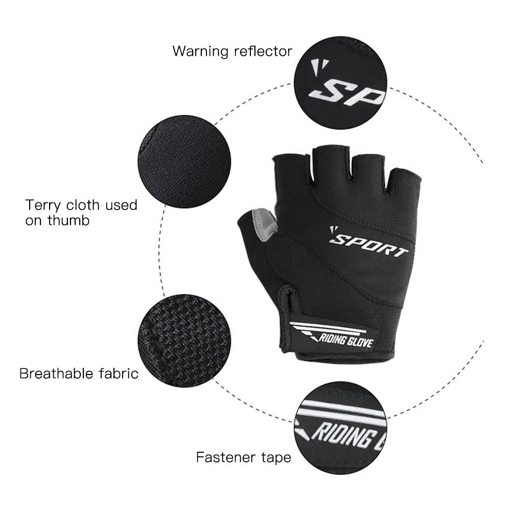 Găng tay nửa ngón đi xe đạp thể thao ngoài trời