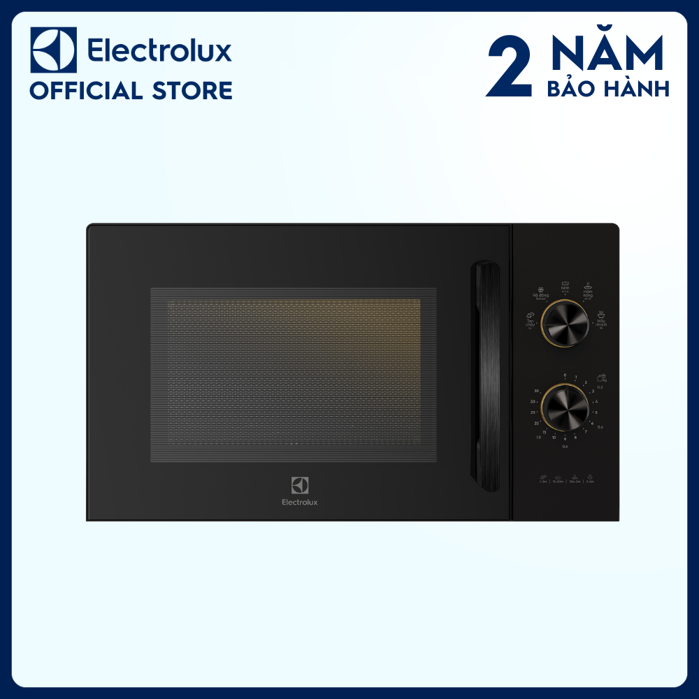 Lò vi sóng để bàn Electrolux 23L UltimateTaste 300 - EMM23K22B - chương trình cài đặt sẵn, nấu nướng linh hoạt [ Hàng chính hãng]