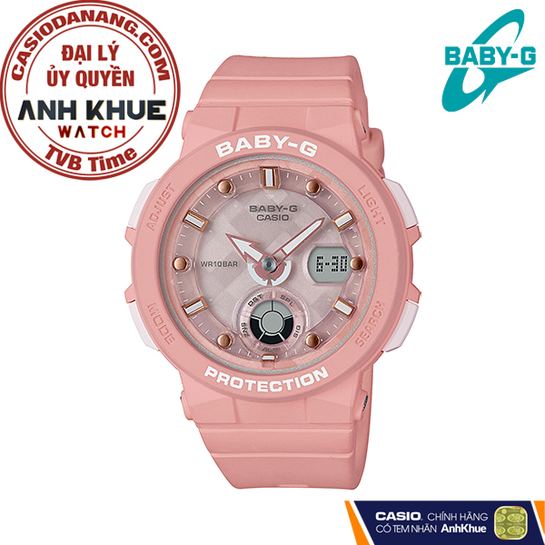 Đồng hồ nữ dây nhựa Casio Baby-G chính hãng BGA-250-4ADR