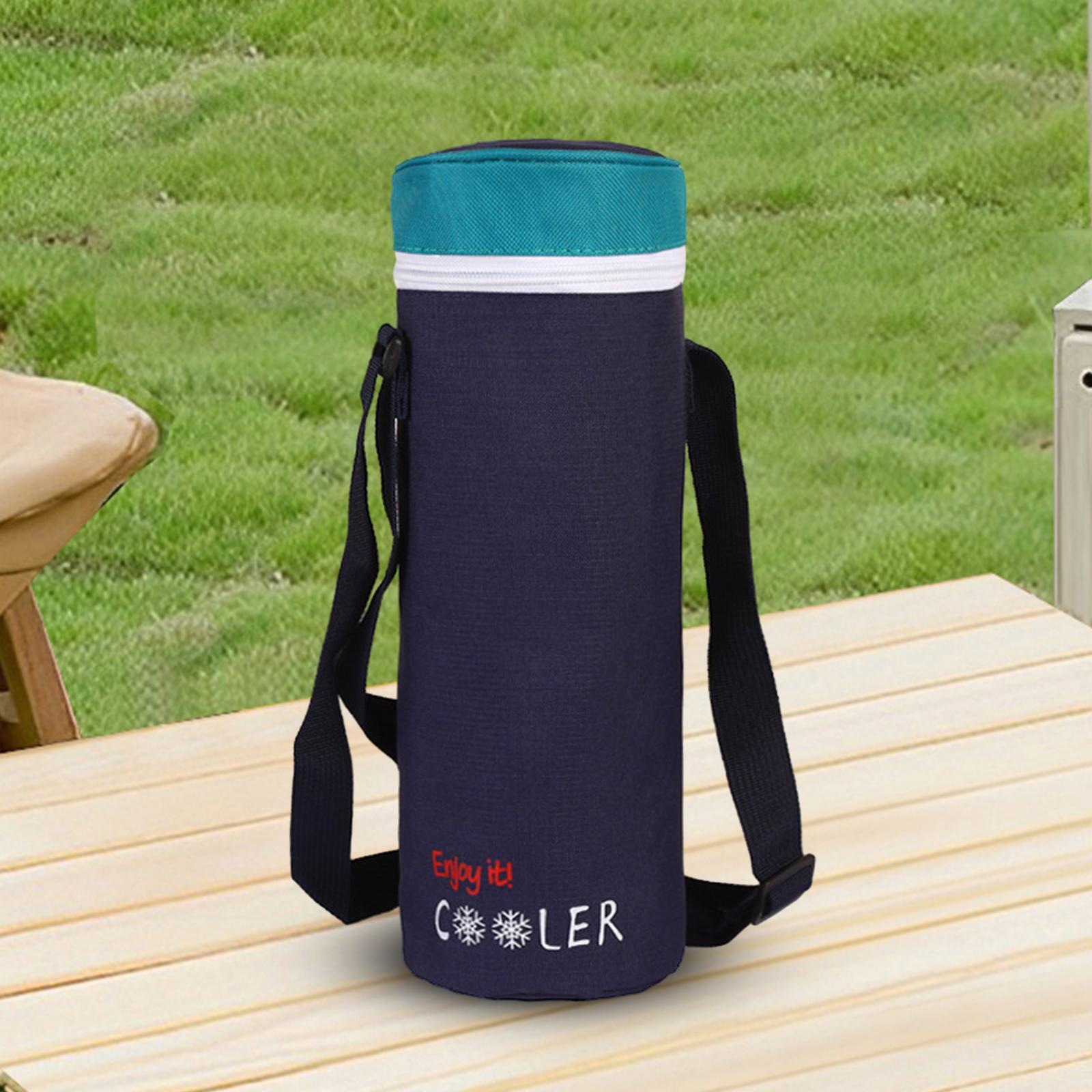 Insulated Water Bottle Bag Carrier Bag Carry Bag Hiking Thermal Pouch