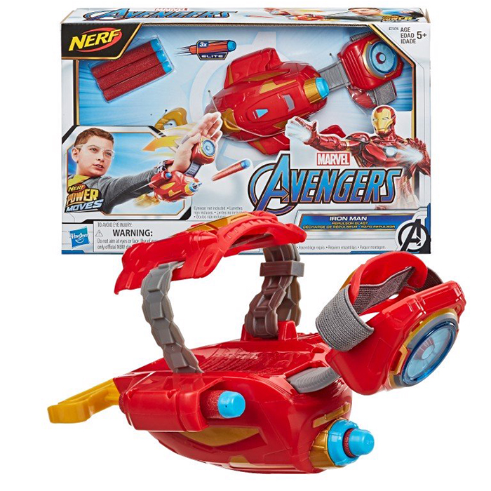 Đồ Chơi Găng Tay Chiến Đấu Điện Quang Iron Man E7376