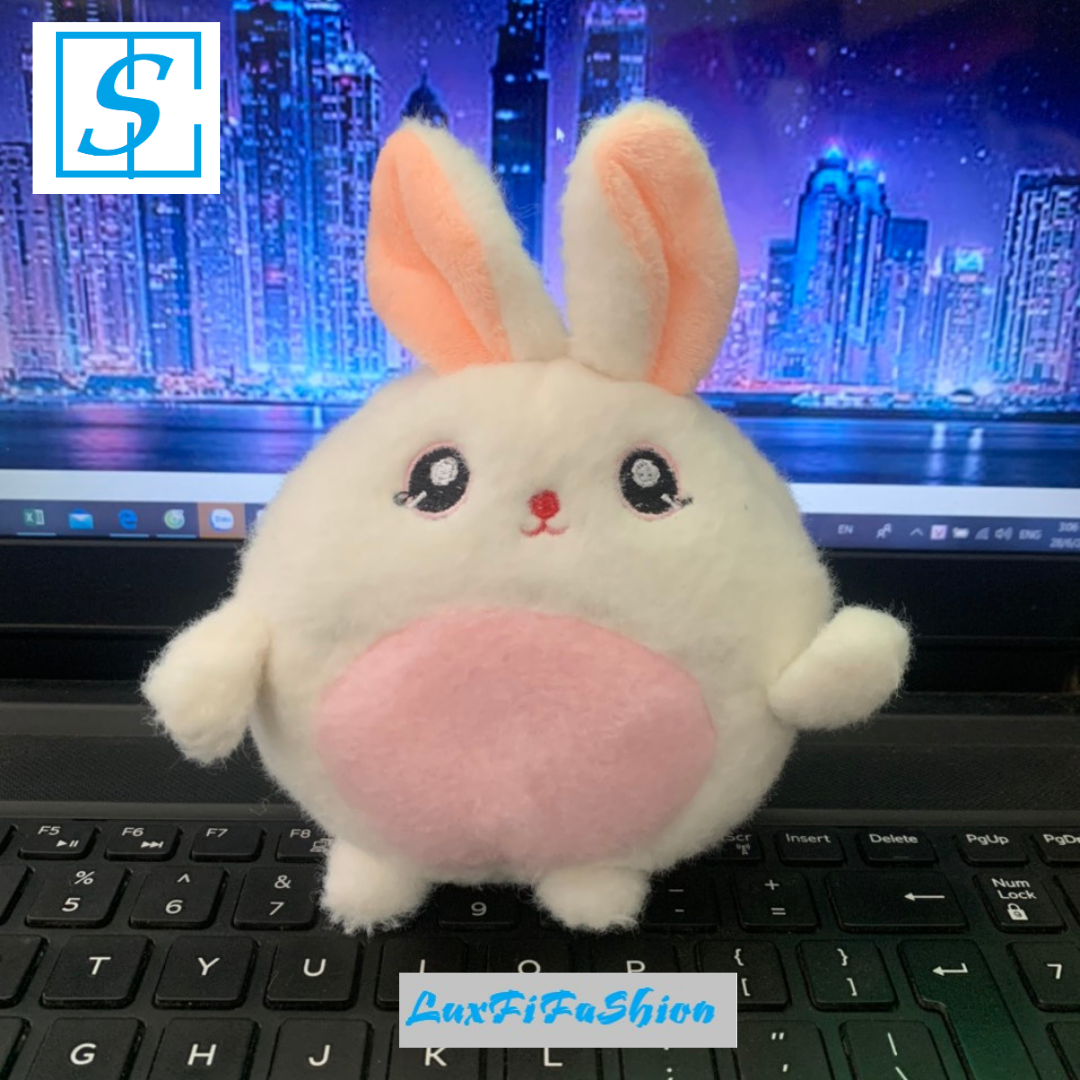 Móc Khóa thỏ béo siêu cute,móc khóa cài túi siêu đáng yêu MÃ: FSR836