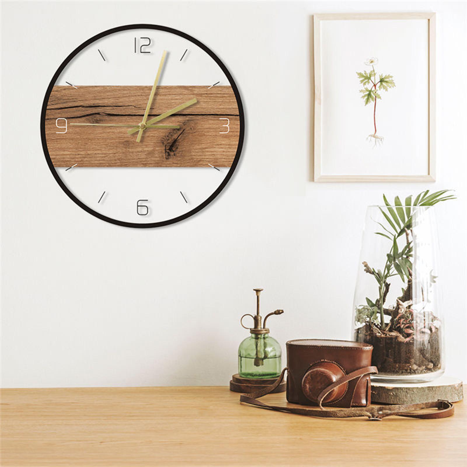 Wall Clock 14 inch Silent Non Ticking Decorative for Home Living Room Decor