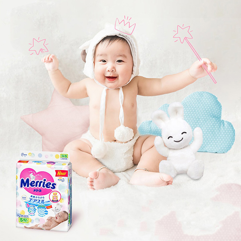 Bỉm Merries loại tã quần, size XL44 (XL38 + 6) cộng miếng (38 + 6 miếng) (cho bé 12-22 kg hoặc trẻ lớn hơn 24 tháng tuổi) - Hàng nhập khẩu từ Nhật Bản, hàng chính hãng từ nhà sản xuất KAO