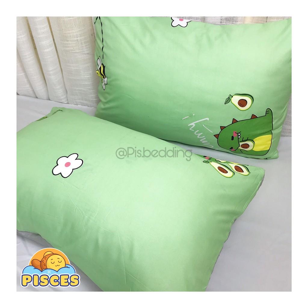 Combo 2 Vỏ Gối Ngủ Chất Liệu Cotton Poly Kích Thước 45x65cm