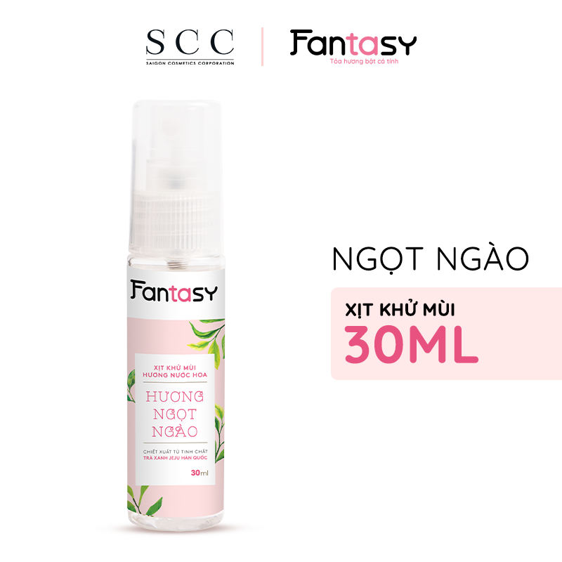 Xịt khử mùi hương nước hoa Fantasy 30ml - Hương Ngọt ngào