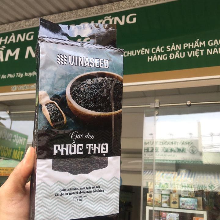 Gạo lứt đen Phúc Thọ - Vinaseed - hộp/túi 1kg