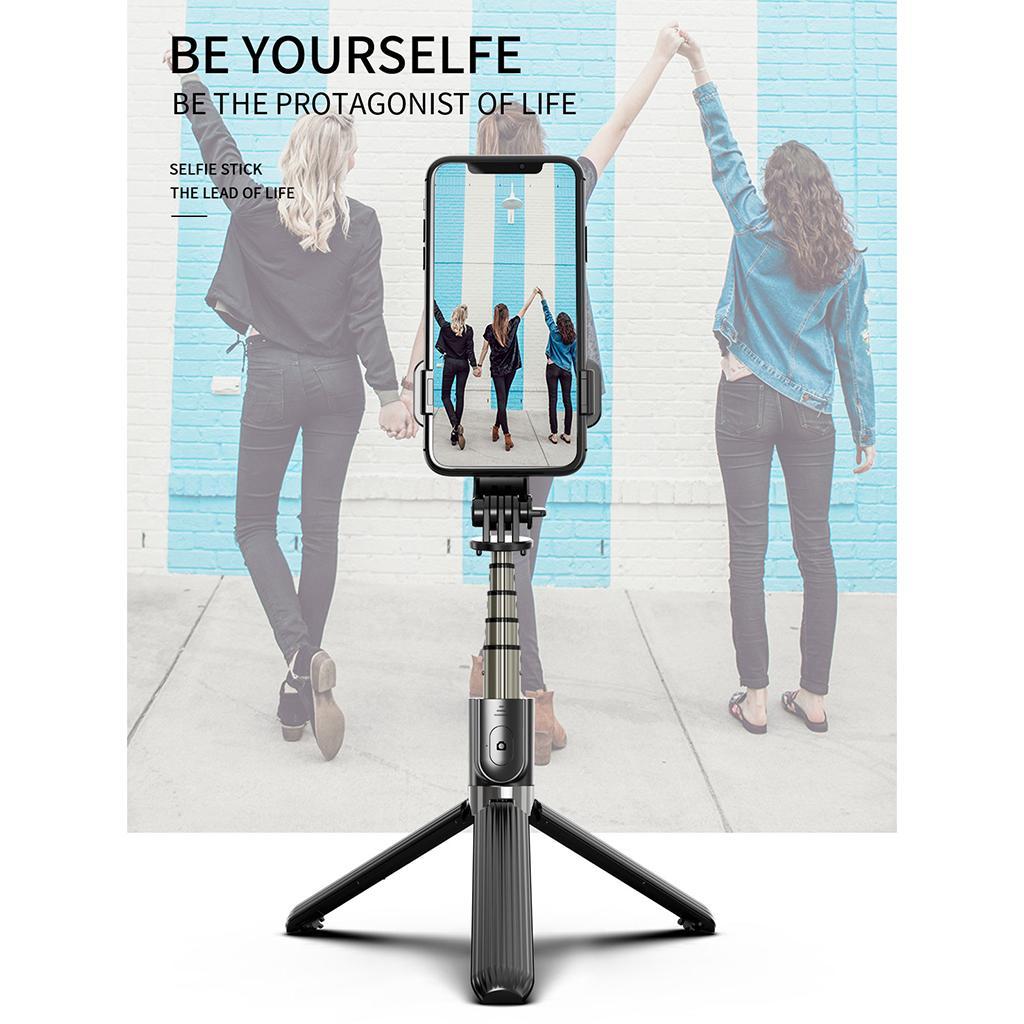 33.9" L03 Tripod Stand Selfie Stick with Remote for iPhone Android Recording